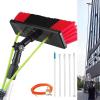 8 m Telescopic Window Cleaning Brush Set with Water-Fed Pole view 1