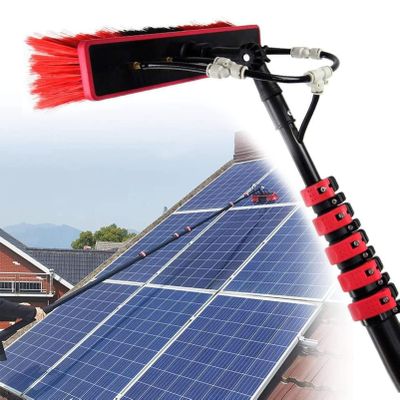 Water-Fed Telescoping Window Cleaning Brush Set