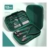 12-Piece Stainless Steel Nail Clipper & Manicure Set view 2