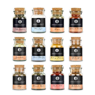 Ankerkraut “Anyone Can Cook” Spice Set, 12-Piece Classic Set, 1,015 g