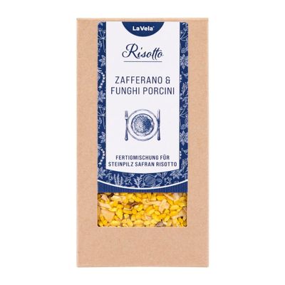 La Vela Risotto Funghi e Zafferano, Porcini & Saffron, 230 g