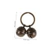 CIYODO Delicate Metal Pet Collar Bells, Lightweight Portable Design, Versatile for Cats and Dogs, Safety Accessory for Indoor and Outdoor Use view 2