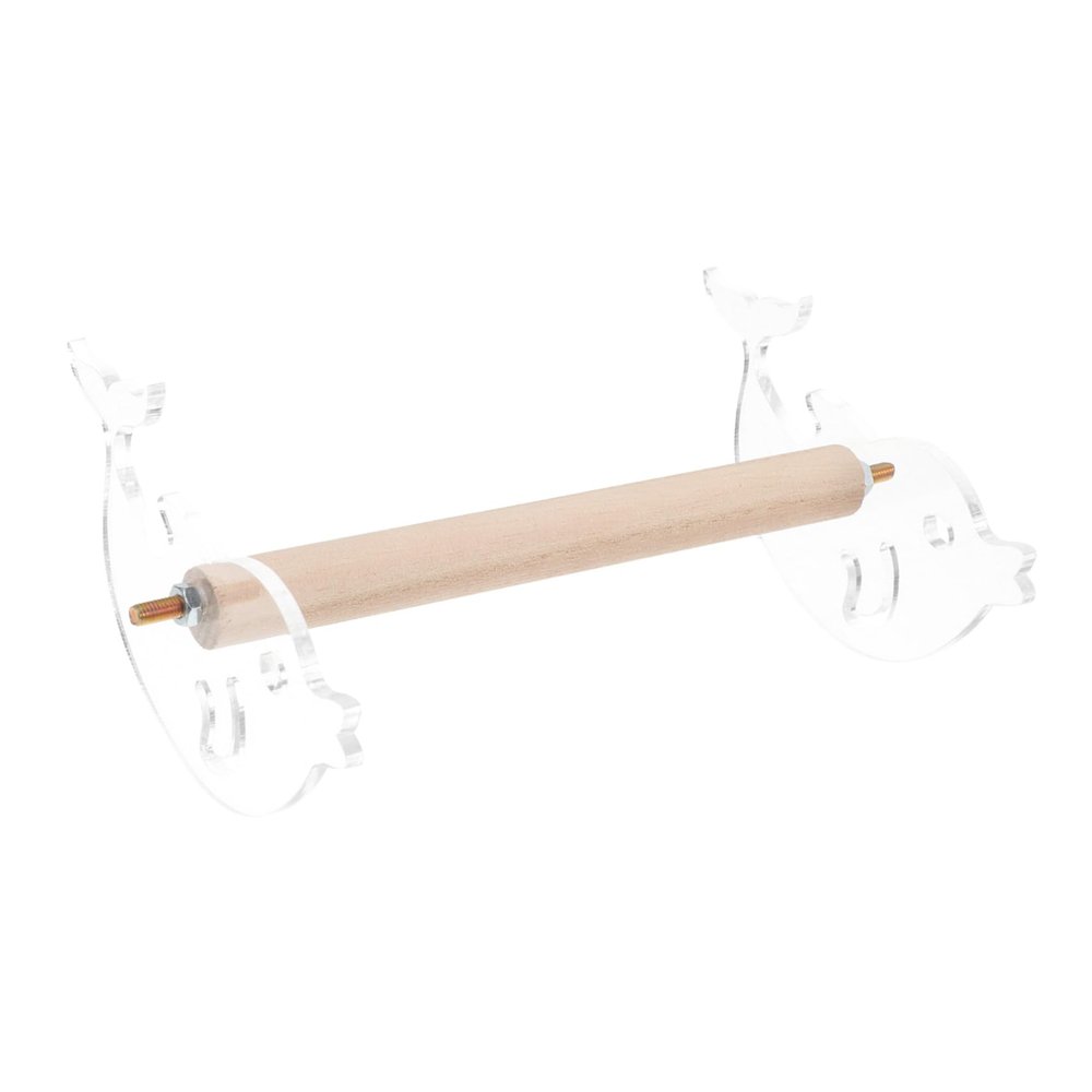 Sosoport Wooden Bird Playground Perch for Parrots and Budgies