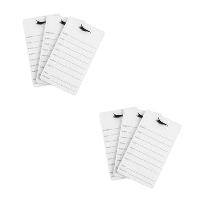SAFIGLE 6-Piece Acrylic Lash Extension Holder Tray