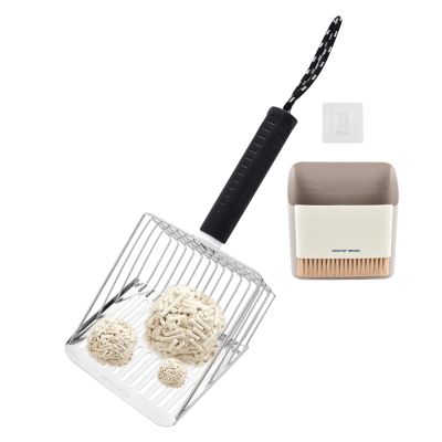 Cat Litter Scoop with Holder, Fast-Sifting Waste Scoop