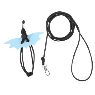 ibasenice Adjustable Lizard Leash with Bat Wing Design