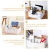 LABRIMP Wooden Tissue Box with Lid for Tissues or Napkins view 3
