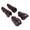 Pongnas Horse Leg Boots, 4-Piece Brown Set view 2