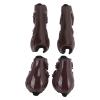 Pongnas Horse Leg Boots, 4-Piece Brown Set view 3