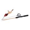 Pongnas Cat Toy for Indoor Cats, Wall-Mounted Interactive Retractable Cat Wand Toy view 2