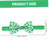 SEWOART 5-Piece St. Patrick's Day Pet Bow Tie Adjustable Dog Collar view 4