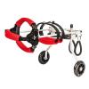 Small Dog Wheelchair for Rear Legs, Lightweight Aluminum Mobility Aid for Dogs and Cats (L) view 2