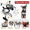 Small Dog Wheelchair for Rear Legs, Lightweight Aluminum Mobility Aid for Dogs and Cats (L) view 4