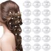 Yunxiao88 Mini Pearl Hair Clips for Women, White, 30 Pieces view 1