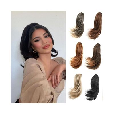 10-Inch Curly Ponytail Hair Extension with Claw Clip (12)