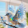 Elegant 2D Flat Acrylic Bird Hanging Ornament view 3