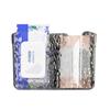 FIRSTXIU Dual-Compartment Wall-Mounted Waterproof Plastic Tissue Box Organizer view 1