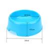 Toddmomy 2-Piece Blue Non-Slip Plastic Pet Bowls for Dogs and Cats view 2