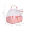 DECOMELODY Portable Hamster Travel Cage with Water Bottle view 2