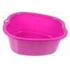 Purple Plastic Foot Bath Basin with Massage Nubs view 1