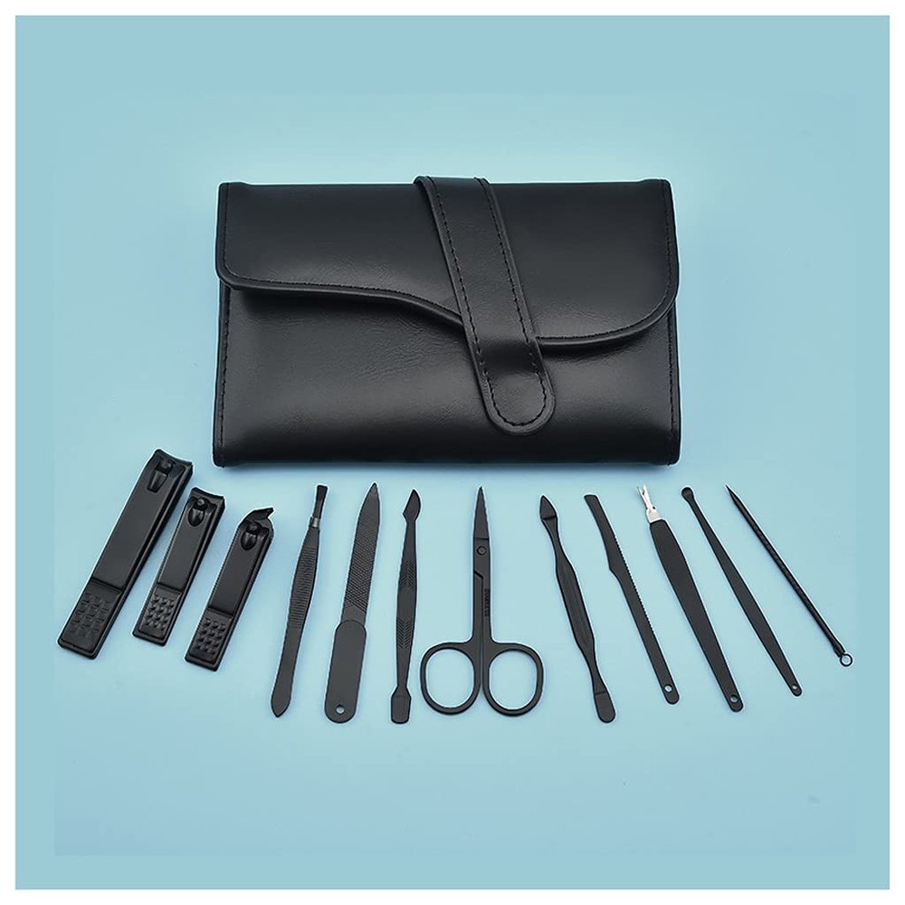 7LiuYueFei6 12-Piece Stainless Steel Manicure Set