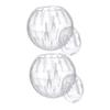 Toyvian Hamster Balls, 2-Piece Plastic Set for Dwarf Hamsters view 1
