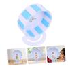 Toyvian PVC Hamster Exercise Wheel with Stable Blue Frame view 3