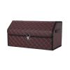 BCJMKDX Foldable Waterproof Car Trunk Storage Box (Brown) view 1