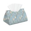 Foldable Tissue Box Cover with Cute Owl Heart Print, PVC Leather, for Home, Office, Car, and Bathroom view 1