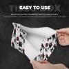 Foldable Tissue Box Cover with Colorful Cat Design, PVC Leather view 3