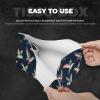Foldable PVC Leather Tissue Box Cover with Colorful Hummingbird Print view 3
