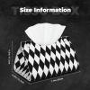 Foldable Modern PVC Leather Tissue Box Cover view 2