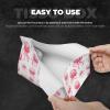 Foldable Tissue Box Cover with Cute Pink Jellyfish Print, PVC Leather, Long Holder for Home, Office, Car and Tabletop view 3