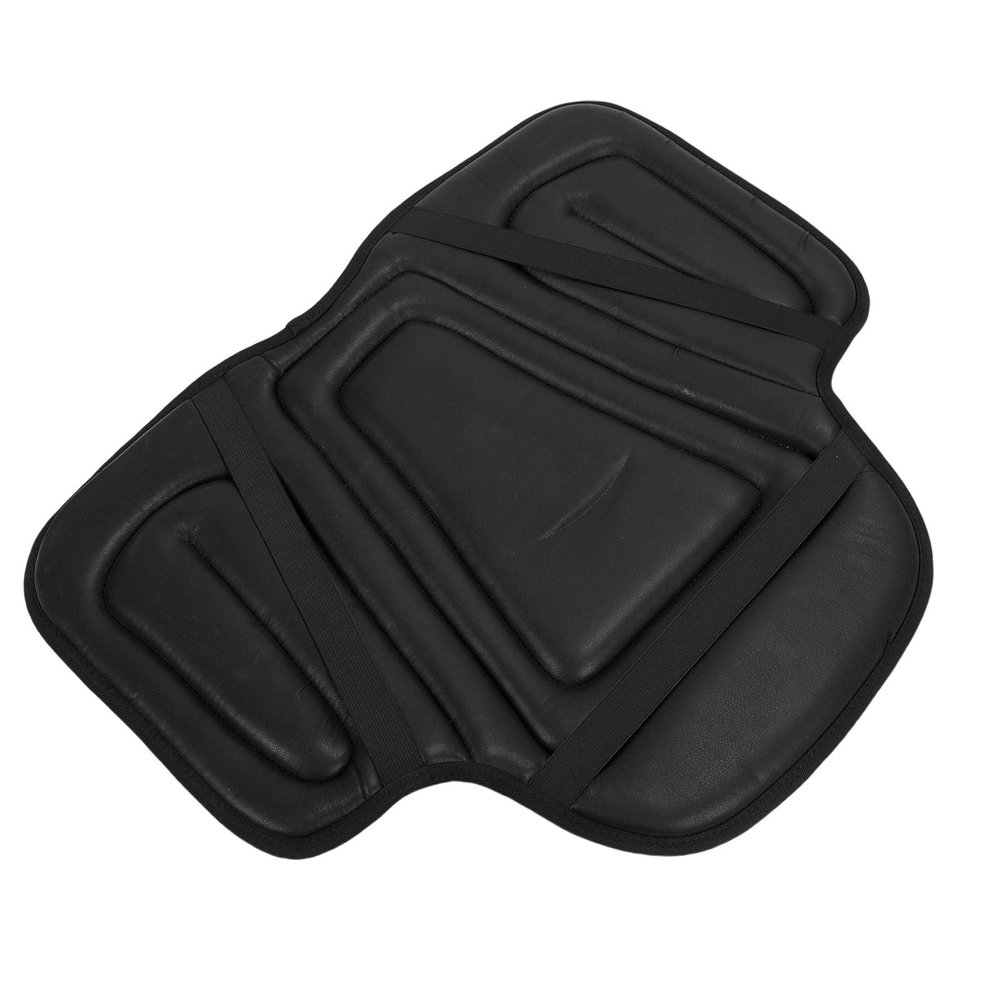 Syrisora Western Horse Saddle Pad, Long Shock-Absorbing Pad, Black