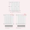 Pressure-Mounted Safety Gate for Stairs, Children, Toddlers & Pets, 103–109 cm view 3