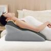 Memory Foam Wedge Pillow for Back and Leg Support view 2