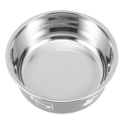 ifundom Non-Slip Pet Bowl with Colorful Silicone Base