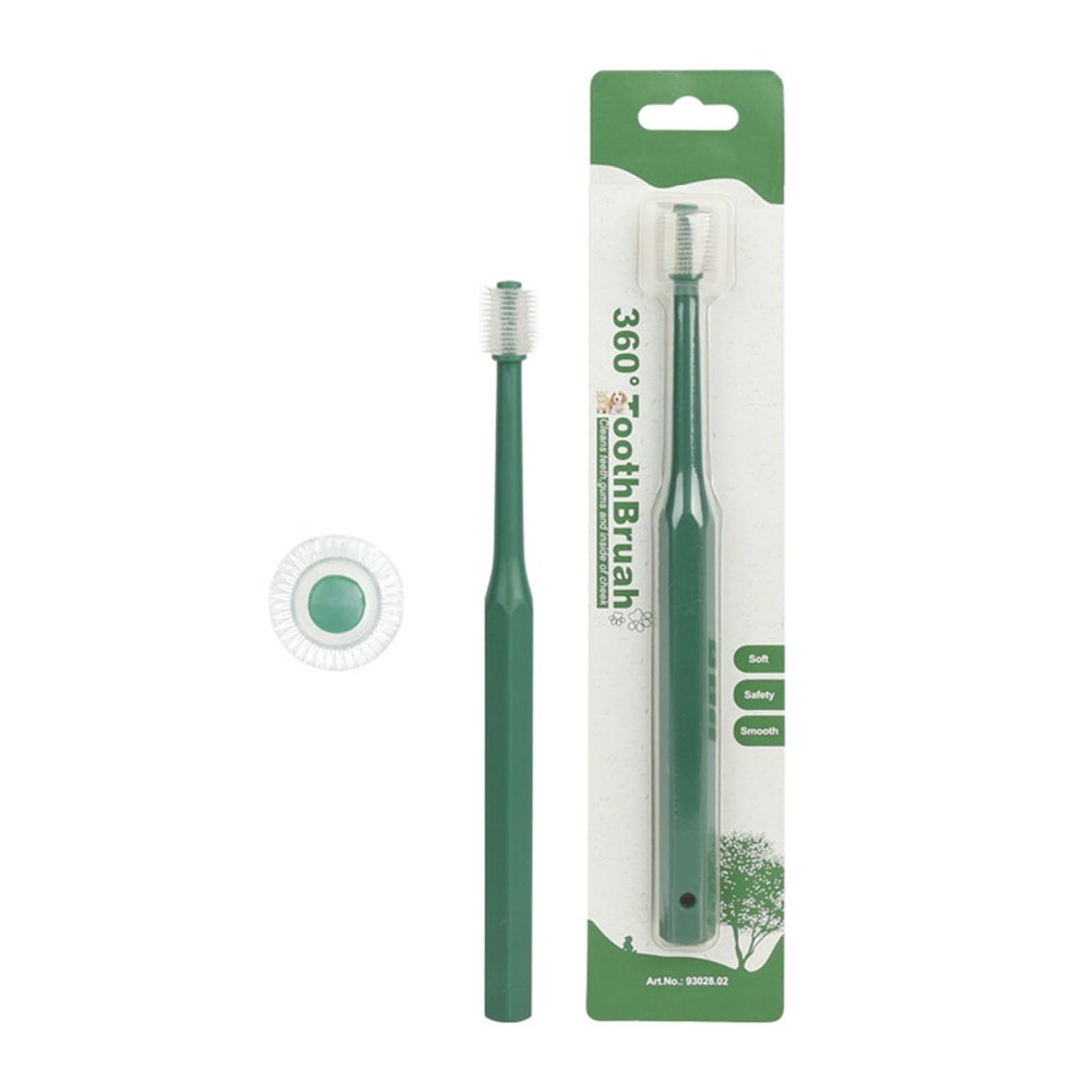 ZEPFJHE Pet Toothbrush for Dogs and Cats