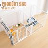 Foldable Pet Playpen, Sturdy Indoor/Outdoor Dog Enclosure for Puppies, Portable Removable Cage, White, 100 x 50 x 50 cm view 2