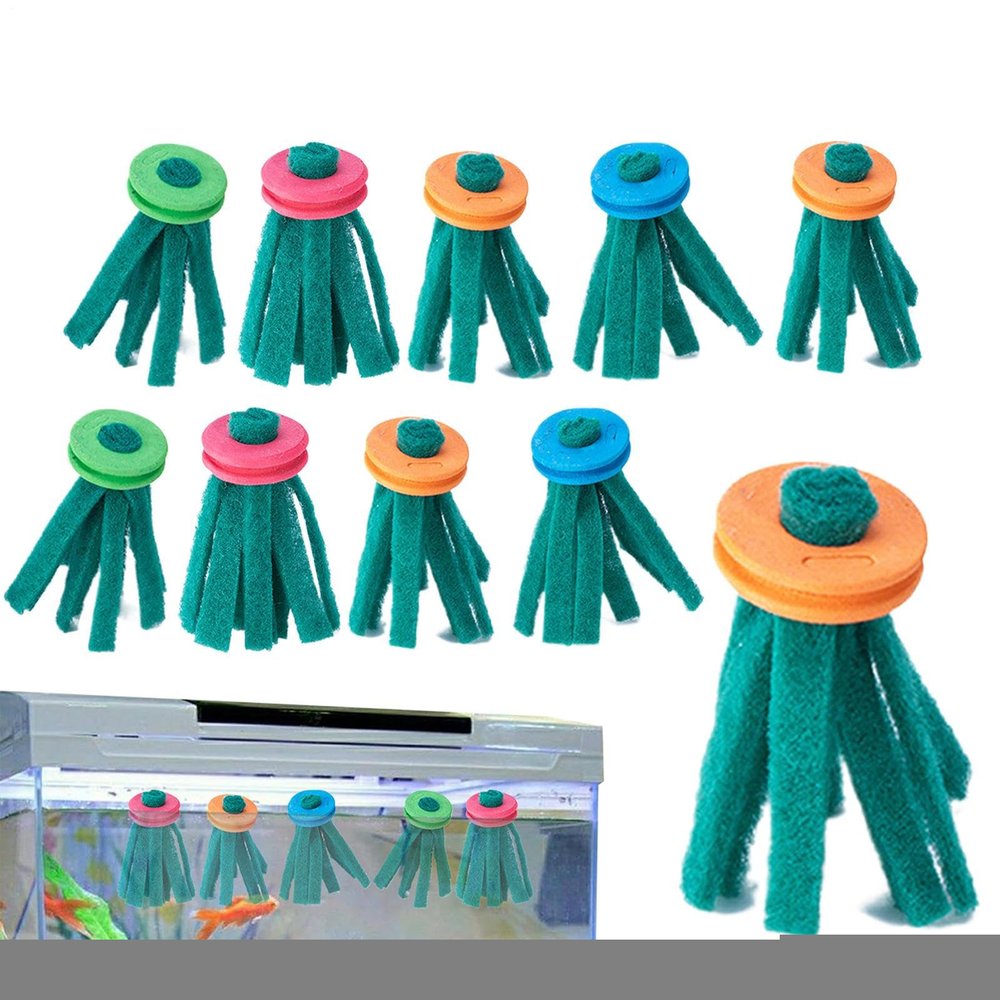Aquarium Breeding Mop Set - 10 Pieces