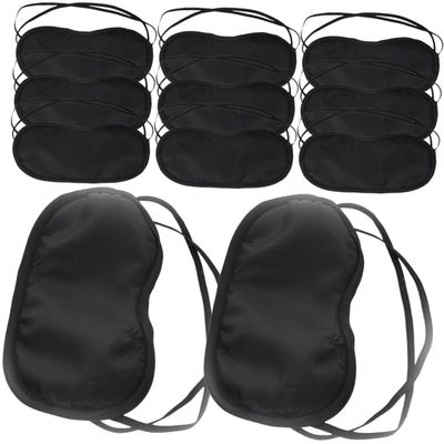 Mikinona 24-Piece Sleep Masks for Men and Women, Breathable Lightweight Eye Masks with Elastic Band, Light-Blocking Soft Material for Restful Sleep, Travel, and Home