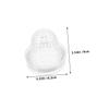 BAZEITFLOW 2-Piece Floating Aquarium Breeding Box for Guppy Fry view 2