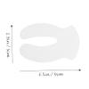 OUNONA 1000 Disposable U-Shaped Cotton Eye Pads view 2