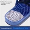 GHAKKE Massage Slippers, Non-Slip Open-Toe Acupressure Sandals, Blue, EU 36/37 view 4