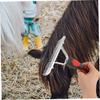 UPKOCH Horse Grooming Comb with Rubber Teeth and Ergonomic Handle view 2