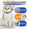 Adjustable Cat Grooming Helmet for Scratch and Bite Protection view 2