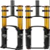 27.5/29-Inch Mountain Bike Air Suspension Fork, 190 mm, Gold view 1