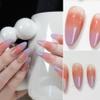 Sun&Beam Handcrafted Press-On Nails, Medium Almond, Nude (#262 XS) view 2