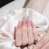 Sun&Beam Handcrafted Press-On Nails, Medium Almond, Nude (#262 XS) view 3