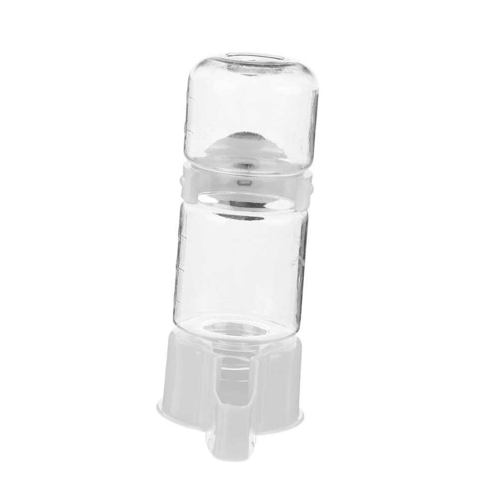 JUMPLAWN Automatic Bird Water Dispenser, 140 ml, Plastic and Iron, Compact and Portable